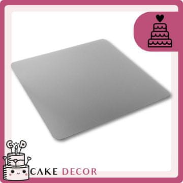 Srebrni stalak za torte za slatki stol 20x20 cm