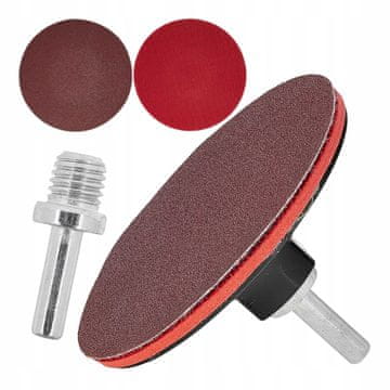VELCRO DISK ZA KUTNU BRUSILICU M14 + ADAPTER ZA 100mm GEKO ODVIJAČ
