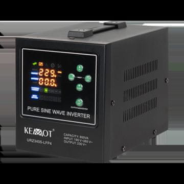 Kemot Pretvarač napajanja za slučaj nužde PROsinus-800-LFP4 12V 230V 800VA/500W