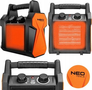 NEO TOOLS PTC keramički električni grijač, 2kW Novi model