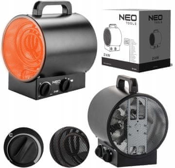 NEO TOOLS Industrijski električni grijač od 2 kW