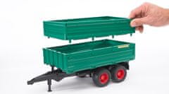 Bruder 02010 Profi serija 1:16 dvoosovinska prikolica
