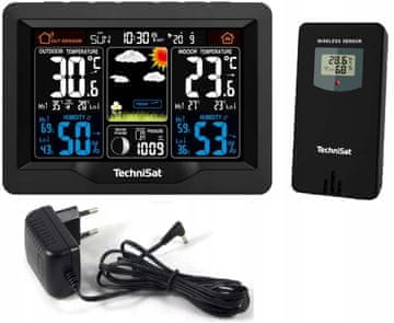 Technisat Meteorološka stanica, termometar, vanjski senzor, DCF, budilica, IMETEO X1