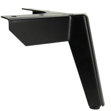 BB Noga za namještaj Anchor Loft, crna mat, visina 12 cm