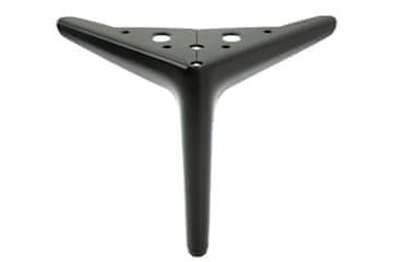 BB Noga za namještaj Anchor Elegant, crna mat, visina 15 cm