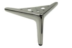 BB Anchor Elegantna noga za namještaj, crni krom, visina 12 cm