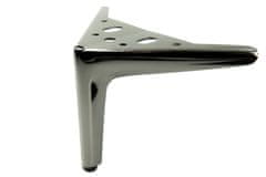 BB Anchor Elegantna noga za namještaj, crni krom, visina 12 cm