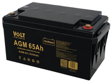 Volt Polska Akumulator Volt AGM 12V 65 Ah VRLA