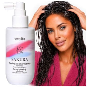 Venita SAKURA hidratantni piling s trešnjom i vitaminima 300 ml