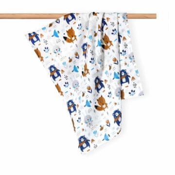 Flanelska pelena 70×80 plavi medvjedić
