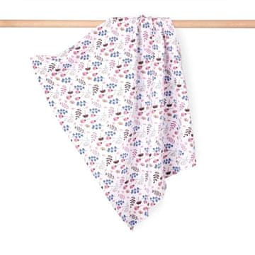 Flanelska pelena 70×80 Pink Bloom