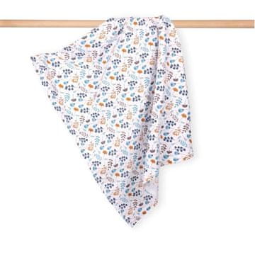 Flanelska pelena 70×80 - Plavi cvjet