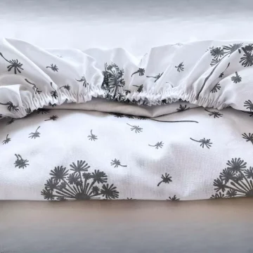 Forest Friends Pamučna plahta za krevetić 60x120 Ljetni vjetar