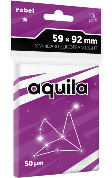 BE 100 Rebel omota za kartice: Aquila Light omotači (59x92 mm)