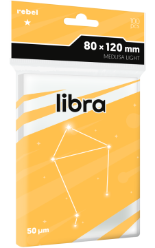 BE 100 Rebel omota za kartice: Libra Light omotači (80x120 mm)