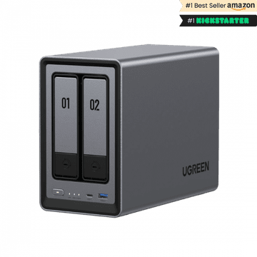 Ugreen NASync DXP2800 za 2+2 pogona, Intel N100, 8 GB DDR5, 2,5 Gbe mreža