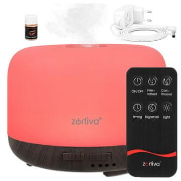 slomart ZORTIVA Aroma difuzor i ovlaživač zraka 300ml, LED, daljinski upravljač