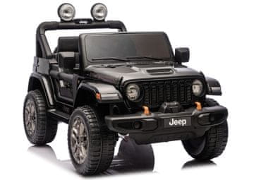 slomart LEAN CARS Akumulatorski Jeep Rubicon 4x4 DK-JWR556, crni, 24V