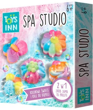 slomart STNUX Kreativni set "Spa Studio Flower" - svijeće i bombe za kupanje