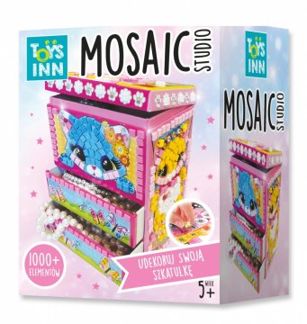 slomart STNUX Kreativna kutijica "Mozaik Mačka" sa ogledalom