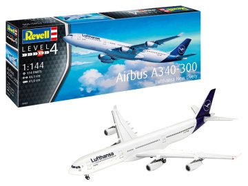 slomart REVELL Plastični model - Airbus A340-300 Lufthansa New Livery, 1/144