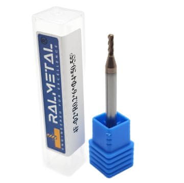 Radijalni rezač od tvrdog metala 2 x R0,2 x 4D x 50 mm 55 HRC