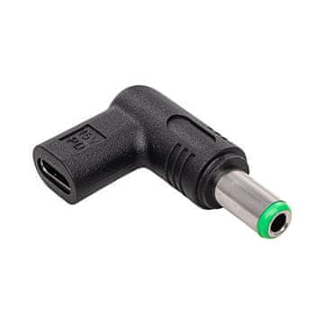 Akyga Przejściówka USB-C / 6.3x3.0 mm do laptopa Toshiba AK-ND-C18 Power Delivery 100W