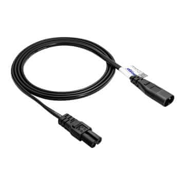 Akyga C7 / C8 AK-RD-08A kabel za napajanje, produžni kabel u obliku osmice iz napajanja, 1,5 m