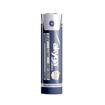 Akyga Li-ionska baterija INR18650 AKY2465 3.6V / 3500Ah sa zaštitom