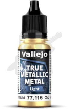 Vallejo VALL-77116 Prava metalik zelenkasto zlatna 18ml