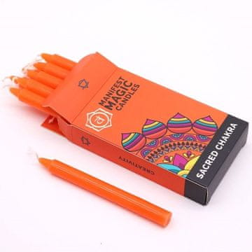 AWGifts AWMMC-02 Set od 12 čarobnih sakralnih čakra svijeća