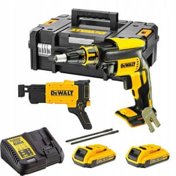 DeWalt DCF620D2K ODVIJAČ ZA SUHOZIDANE PLOČE S MAGAZINOM 2x2Ah TsTak 18V XR