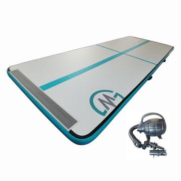 Master Akrobatska staza Airtrack S-Pro 400 x 150 x 10 cm - Tirkizna
