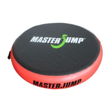 Master Airspot JUMP kružna gimnastička strunjača, promjera 100 x 20 cm, crna i crvena