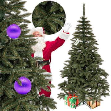 UMJETNA BOŽIĆNA DRVCA KAO ŽIVA KAVKASKA SMREKA 250 CM GUSTA + POSTOLJE
