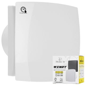 Ventilator za kupaonicu WINDY 100 H+T BIJELI