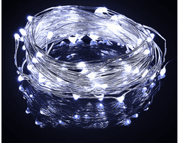 ŽARULJE ŽICE 100LED HLADNO BIJELE MIRKO ŽARULJE BATERIJE SVJETLA S NIZAMA