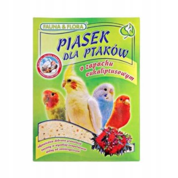 PIASEK EUKALIPTUSOWY DLA PTAKÓW FAUNA FLORA 1KG zapachowy naturalny mineral