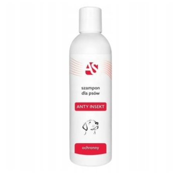 AS SZAMPON DLA PSA ANTYINSEKT OCHRONNY NA PCHŁY KLESZCZE KOMARY 250ml