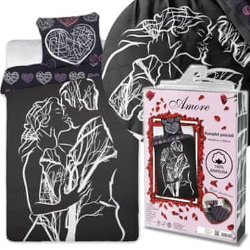 Faro SET POSTELJINE ZA MLADE VALENTINOVO SRCA 160X200 1 X 70X80 DVOSTRANA