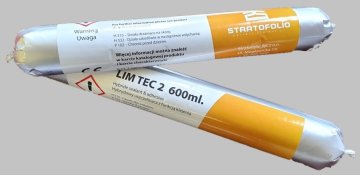 Stratofolio LIM TEC 2 600ML hibridno ljepilo i brtvilo za trake i EPDM crne boje