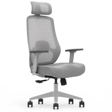 Pulse ergonomska uredska stolica, siva