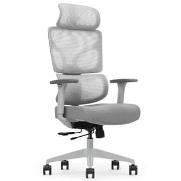 Bionic ergonomska uredska stolica, siva