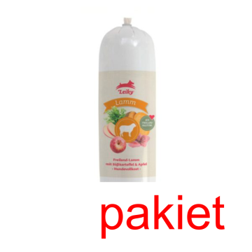 E.I. 6 x Janjetina iz slobodnog uzgoja sa slatkim krumpirom i jabukom 700 g | Hrana za pse 90% mesa |
