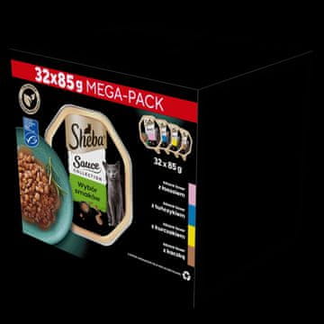 Sheba kolekcija umaka, izbor okusa, 32 x 85 g posudice