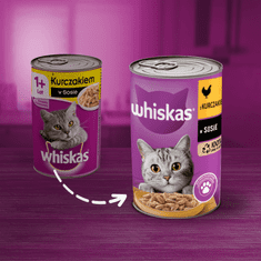 Whiskas konzerva pilećeg umaka 400 g