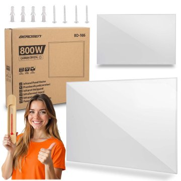 Northix Infracrveni grijaći panel 800 W - montaža na zid ili strop
