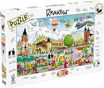 D&R Puzzle Krakow crtež A. Mleczko 1000 komada