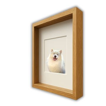 Duboki 3D okvir 30x40 cm za rukotvorine od mahovine za fotografije, prirodna boja
