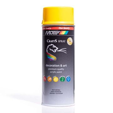 MOTIP DUPLI Akrilna boja u spreju RAL 1021 žuta 400ml CRAFTS